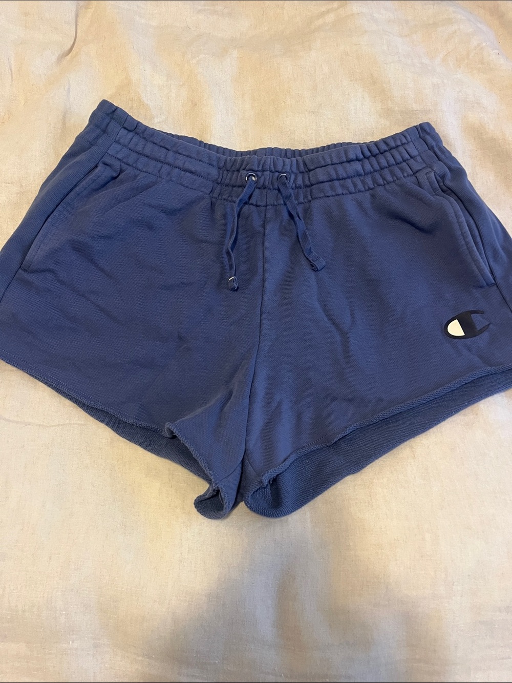 Champion Women's Blue Drawstring Shorts